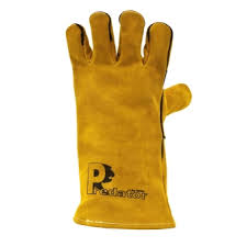 Premium Gold Gauntlets Reinforced Palm Kevlar Stitched